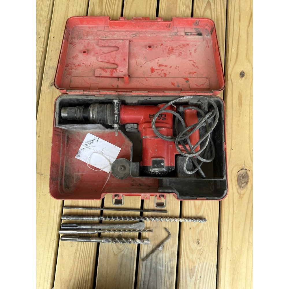 HILTI TE72 Rotary Hammer Drill Heavy Duty Tool 115V Steel & Concrete 330/240RPM